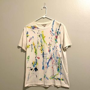 Calvin Klein jeans. White t-shirt